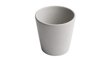 Abstract White Ceramic Cylinder Creating Gentle Indentations in Soft Fabric