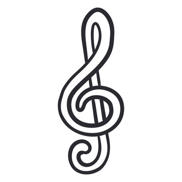Music note stroke