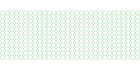 Honeycomb pattern background seamless vector design with light green lines perfect for modern and minimalist designs