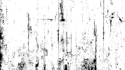 Distressed grunge texture: weathered black and white overlay background Vector, illustration