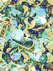 abstract pattern background design with classic batik motif