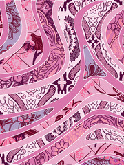 abstract pattern background design with classic batik motif