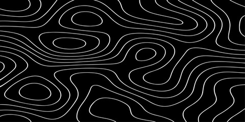 Advanced Topographic Map Contour Lines Vector Illustration Design for Landscape, Cartography, and Elevation Mapping Projects.