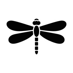 dragonfly glyph icon