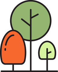 Tree Icon Illustration
