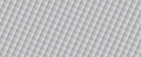 Luxury upholstered backdrop. Stitched layered background pattern. Leather textured sofa background. vector