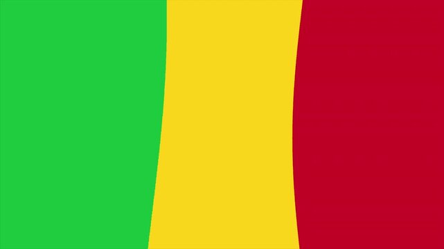 Full screen loop video of Mail flag. 4k animation