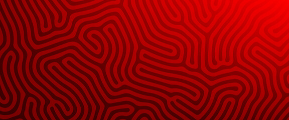Abstract 3d Red stripy metallic background. Wave stripes background. Futuristic metal wavy line pattern. Elegant red ribbons backdrop. abstract red background. eps 10