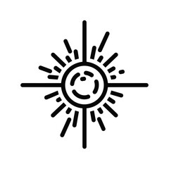 Abstract Human Torso Skeleton Icon