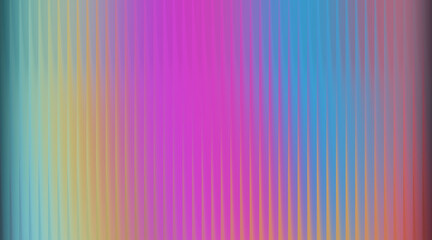 Fototapeta premium Rainbow Gradient Vertical Ribbed Abstract Background with Soft Blending pink