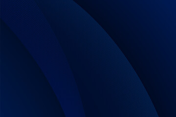 Dark blue wavy lines abstract background modern illustration design