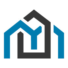 Home Building Roof Logo Design Real Estate Business Vector Template Icon