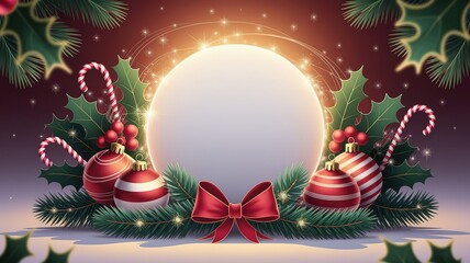 hires for Christmas background new year and presentation 16 9 size with items flower and decoration with gifts, accessories and colored balls 
