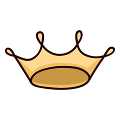 Queen crown colorful icon stroke © Vexels