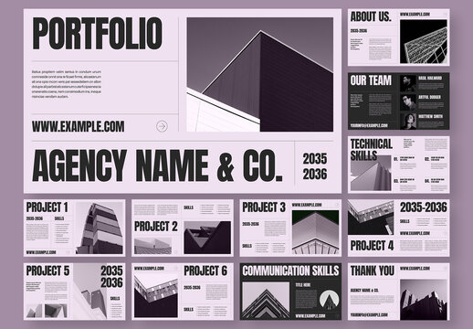 Portfolio Presentation Layout