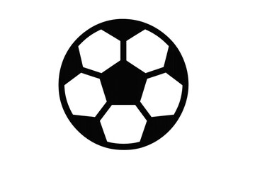 Fototapeta premium Soccer ball icon representing sports, competition, game, championship, and teamwork, isolated on transparent background