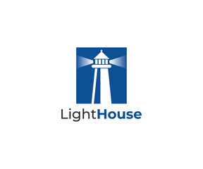 Classic Coastal Lighthouse Logo Design