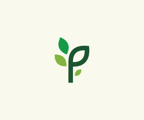 Organic Natural Leaf Logo Design