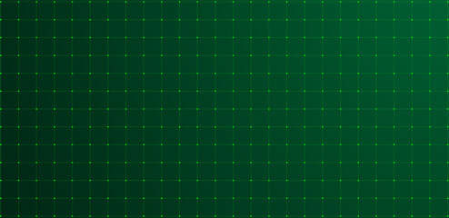 Digital HUD grid futuristic technology overlay green background. Square grid texture . Vector illustration