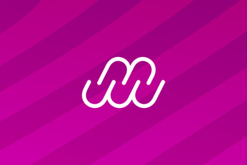 Letter M logo icon design template elements