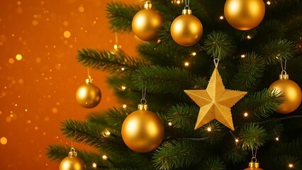 Deluxe Christmas Decor Mega-Pack: Watercolor Baubles, Star Ornaments, and Golden Tree Scenes