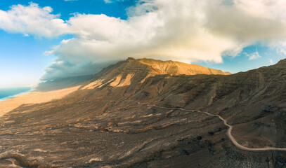 Fototapeta premium The Jandía Natural Park, Fuerteventura, Canary Islands, Spain