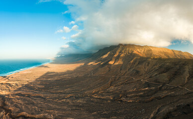 Fototapeta premium The Jandía Natural Park, Fuerteventura, Canary Islands, Spain