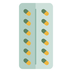 Hospital medicine pills pack
