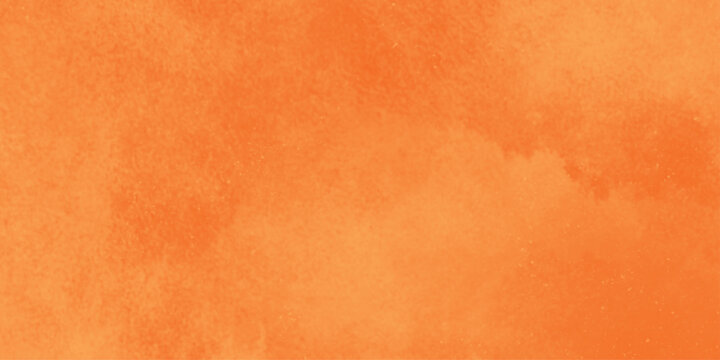 Brushed Painted Abstract Background. Brush stroked painting. abstract background for design in orange color.  2D illustration of colorful brush strokes. Decorative texture painting. 