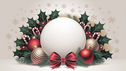 hires for Christmas background new year and presentation 16 9 size with items flower and decoration with gifts, accessories and colored balls 
