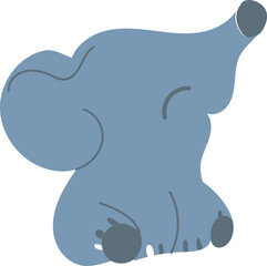 cute elephant vector illustration
