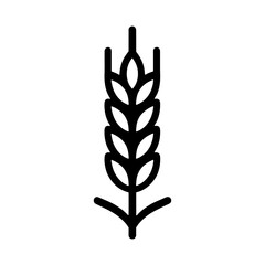 Fototapeta premium PNG Minimalist wheat icon design