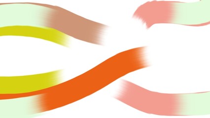 Dynamic Abstract Brushstrokes with Soft Color Gradients on White.