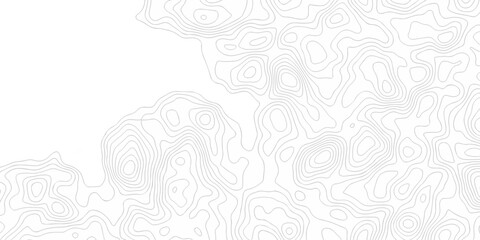 Obraz premium Minimal vector topo paper lines Topographic. contour lines grid map seamless pattern. Geographic mountain relief. Contour maps. Topo contour map design. 