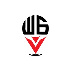 vector illustration of an illustration of a black and white icon WGV ICON