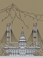 old town in the city