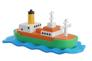 Obraz premium illustration of a ship