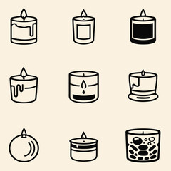 Aromatherapy Candle Icon