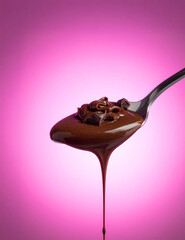 chocolat fondu qui d&eacute;gouline