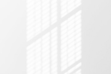 Fototapeta premium Shadow overlay effect. Abstract window shadows on white/transparent background.