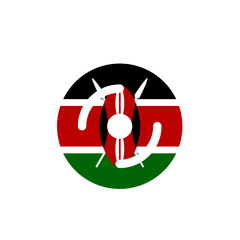 Kenya Disk In Icon
