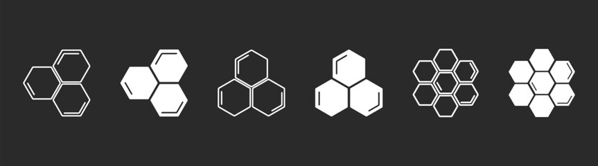 Honeycomb Hexagon Pattern – Organic Geometric Hive Texture, Natural Insect - Inspired Decorative Background