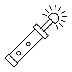 Laser Pointer Vector Illustration On Transparent Background