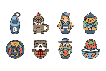 Vector file icon representation for digital design and graphics