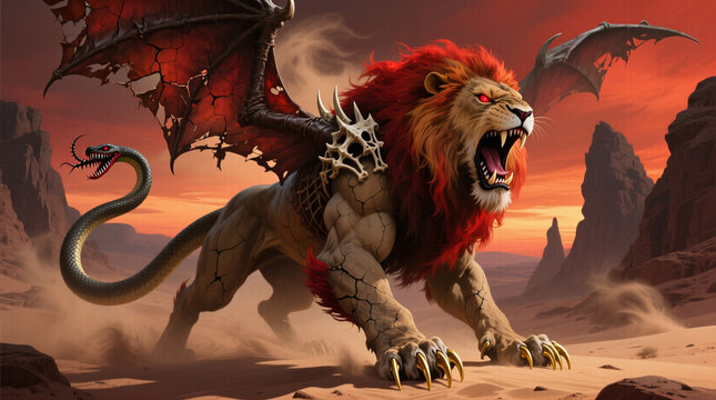 mythical Manticore creature
