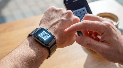 Smartwatch QR Code Scan