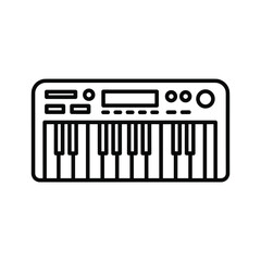 Electronic Keyboard Synthesizer Icon
