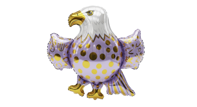Purple Eagle Balloon Festive Celebration for Parties and Celebrations