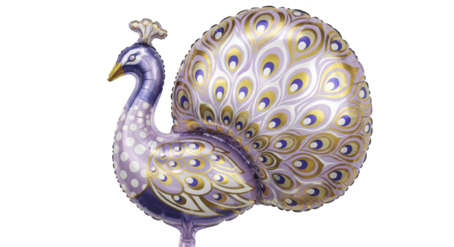 Elegant Peacock Balloon for Celebrations and Festive Decorations