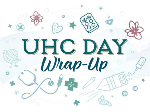 UHC Day Wrap-Up Graphic with Health Icons
